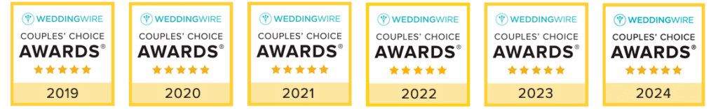 wedding dj award, wedding wire couples' choice award, weddingwire.com